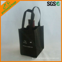 fashion printed non woven wine bottle bags